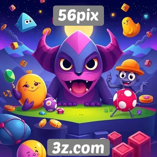 Características principais do site de jogos 56pix